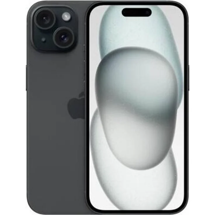 Apple iPhone 15 128GB 6.1" Schwarz Titan EU MTP03QN/A Smartphone mit 5G und Super Retina XDR Display