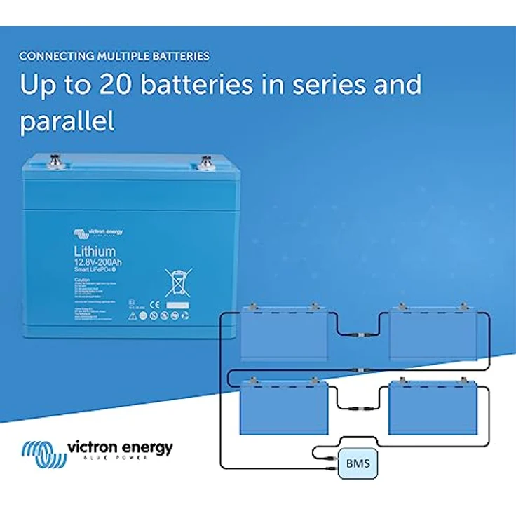 Victron Energy LiFePO4 12,8V/200Ah Smart Batterie, 2560Wh, Bluetooth, leicht und langlebig – Bild 5