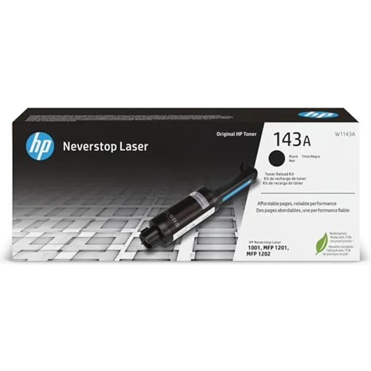 HP Tonerpatrone 143A, Lasertoner für bis zu 2.500 Seiten, ideal für Privathaushalte und kleine Büros