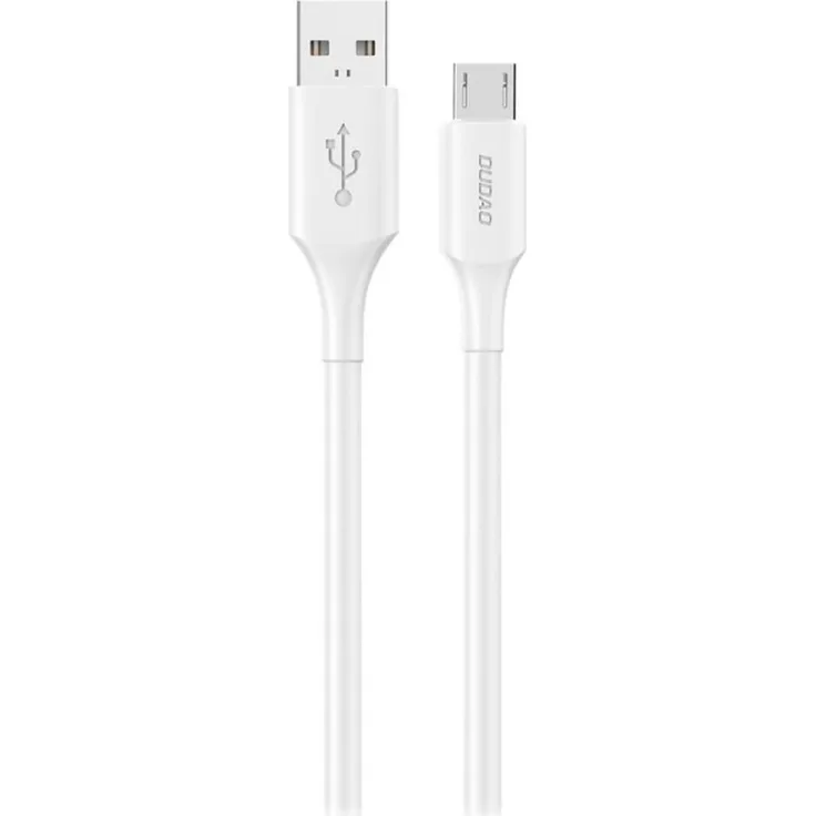 Dudao L2SM USB-A auf Micro-USB Kabel, 6A, USB 2.0, 1,2 m, weiß, schnelle Lade- und Datentransferlösung