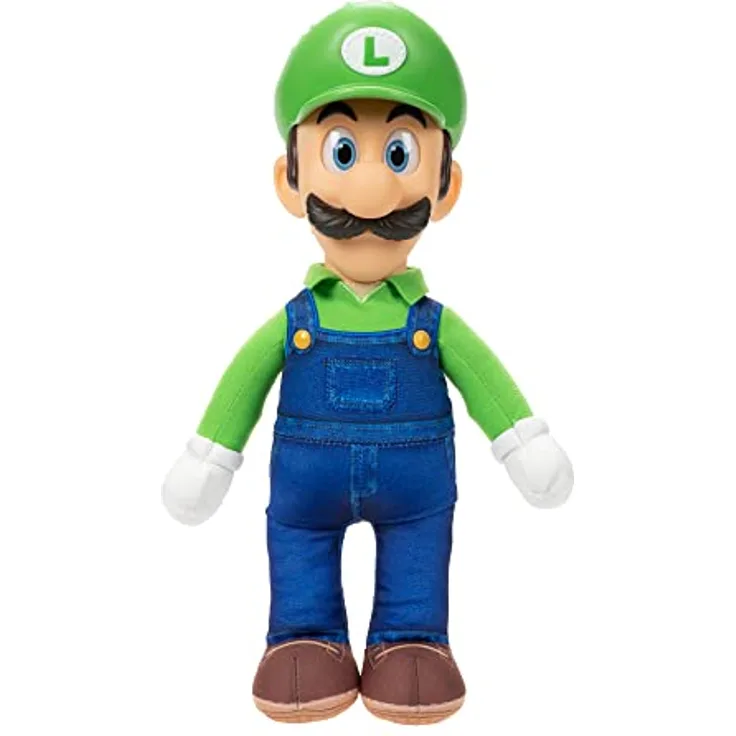 Nintendo Super Mario Movie 35cm Roto Plüsch - Luigi