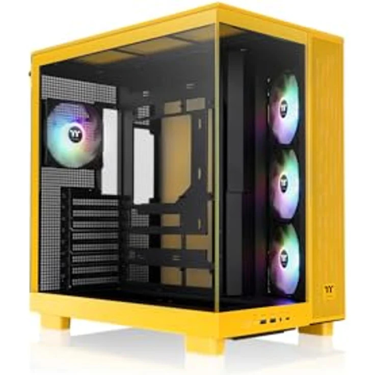 Thermaltake View 380 XL TG ARGB | Mid Tower Chassis | Bumblebee, Kompatibel mit Mainboards und Grafikkarten, erweiterbar mit bis zu 10 Lüftern – Bild 1