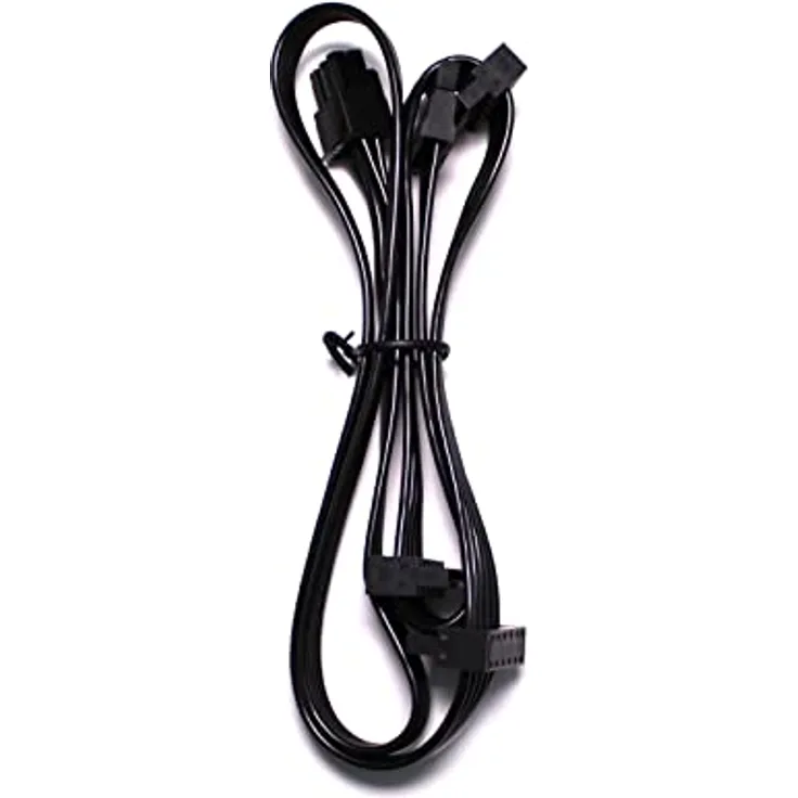 Xilence XZ182 SATA-Kabel, 4X SATA Anschlüsse, 500mm, Netzteile der Serie X und A+III, schwarz