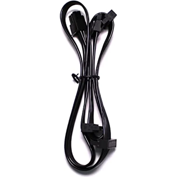 Xilence XZ182 SATA-Kabel, 4X SATA Anschlüsse, 500mm, Netzteile der Serie X und A+III, schwarz – Bild 1
