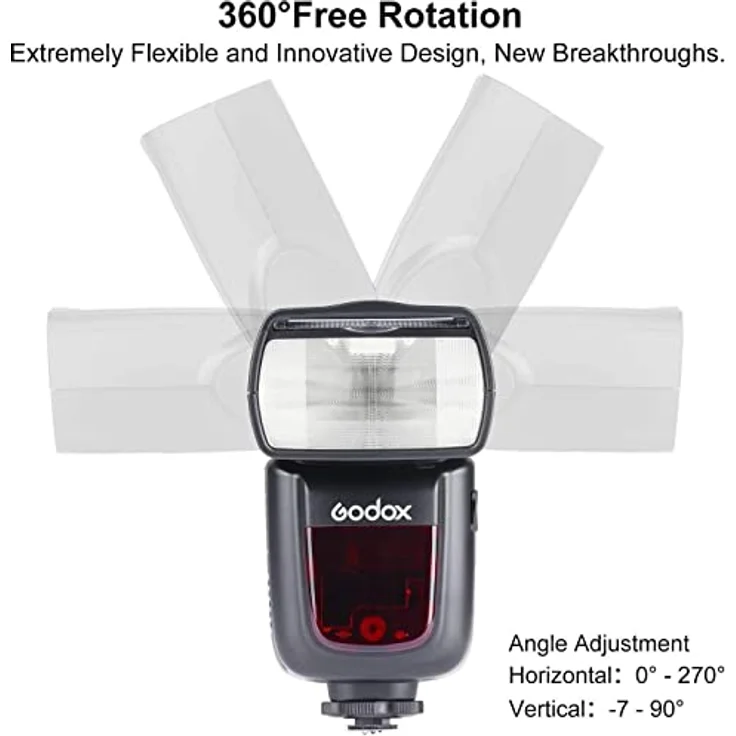Godox V860II-C Blitzgerät für Canon DSLR-Kamera – Bild 7