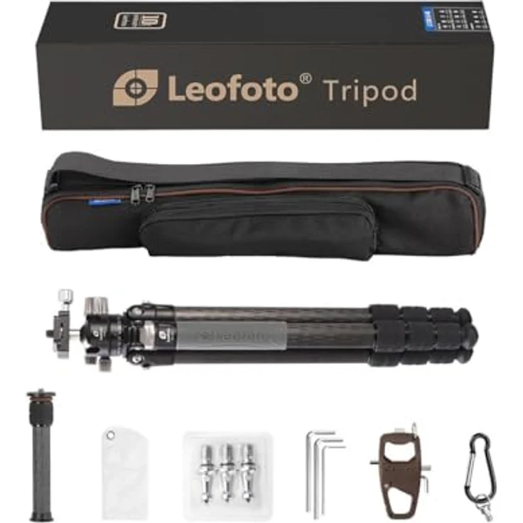 Leofoto Ranger RF-324C + LH-40 Kugelkopf Carbon-Stativ – Bild 3