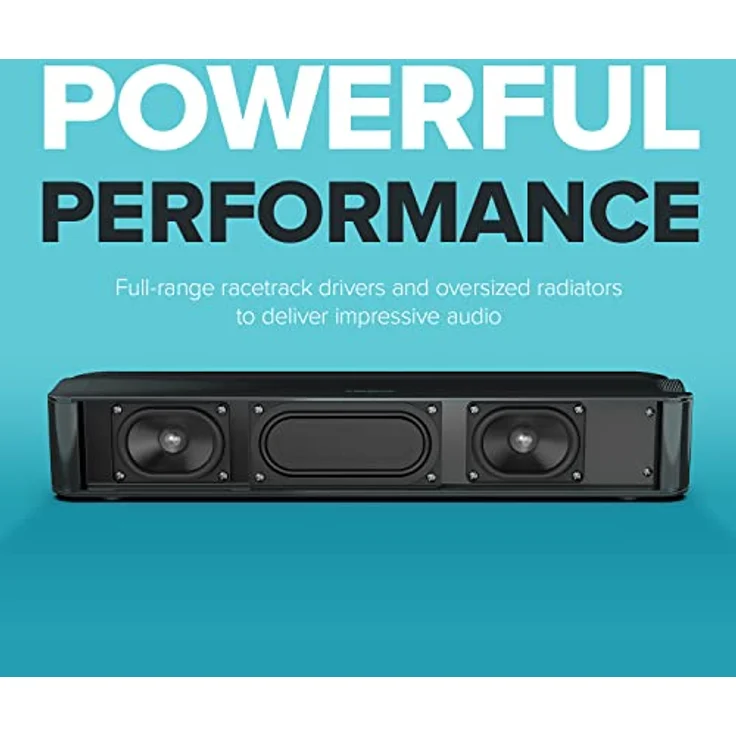 CREATIVE Stage SE Under-Monitor Soundbar mit USB Digital Audio und Bluetooth 5.3, Clear Dialog und Surround by Sound Blaster, Stromversorgung über Adapter – Bild 4