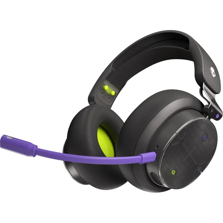 Skullcandy PLYR Wireless Gaming Headset, Multi-Plattform, kabellos mit Bluetooth 5.2, Schwarz