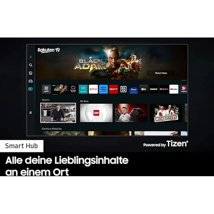 Samsung QLED 4K Q80C 55 Zoll Fernseher (GQ55Q80CATXZG, Deutsches Modell), Smart-TV, Direct Full Array, Neural Quantum Prozessor 4K, Real Depth Enhancer [2023] – Bild 5