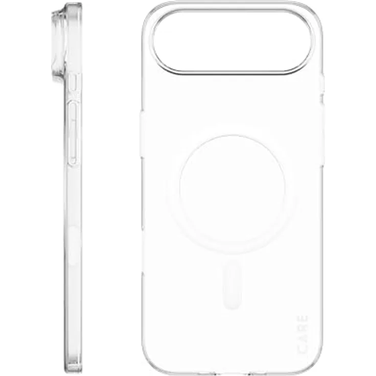 Panzer Glass Care by PanzerGlass SL1M Case Transparent mit MagSafe für iPhone Air, robust und kratzfest, aus 100% recyceltem Kunststoff
