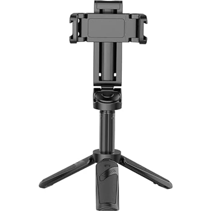 ULANZI JJ02 Pocket Selfie Stick Stativ mit Bluetooth-Fernbedienung, 360° drehbar, für Smartphones bis 9,5 cm Breite, kompakt und tragbar – Bild 1
