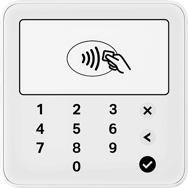 SUMUP Solo Lite Kartenterminal, mobiler Chipkartenleser mit Bluetooth, kontaktlosem Bezahlen und USB-C-Anschluss