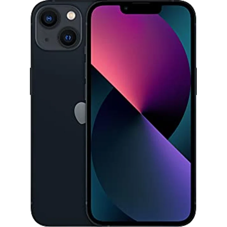 Apple iPhone 13, 128GB, Mitternacht, generalüberholt, Smartphone mit leistungsstarkem A15 Bionic Chip – Bild 1