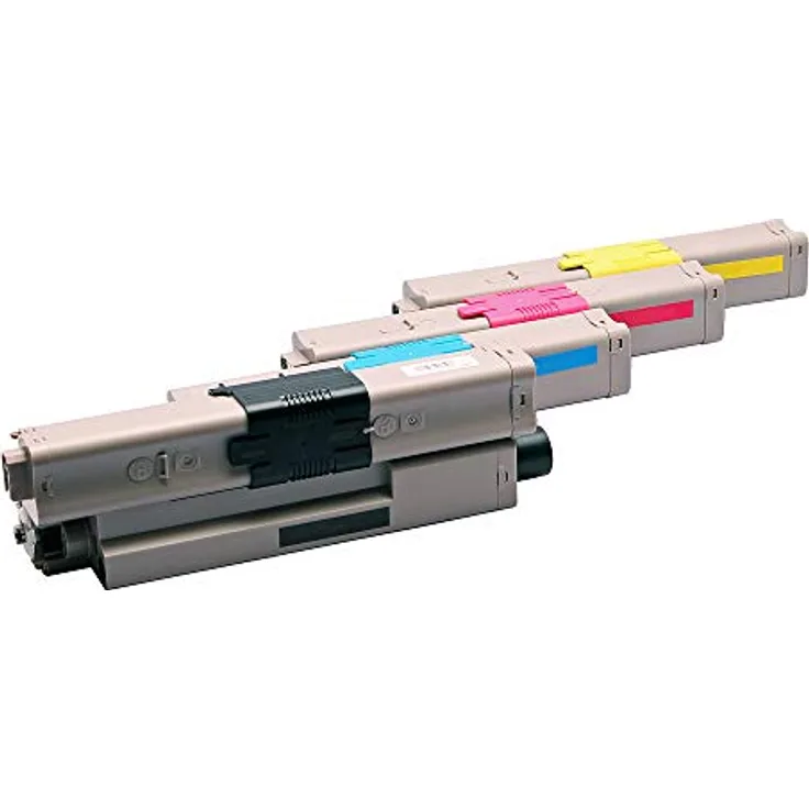 ABC Set 4X Alternativ Toner für Oki C332 C332DN MC363 MC363DN MC363N, Schwarz/Cyan/Magenta/Gelb, 3500/3000 Seitenleistung