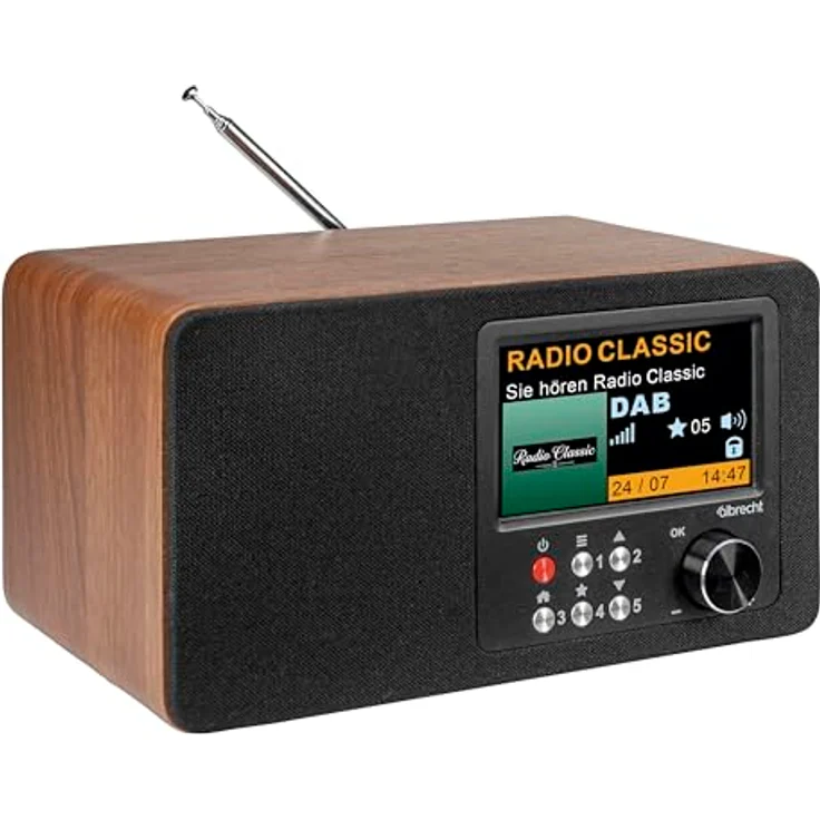 Albrecht DR 863 Digitalradio Mono, DAB+/UKW, 4,3" Farbdisplay, Komfortmodus, ASA – Bild 4