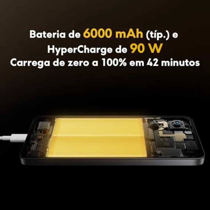Xiaomi POCO X7 Pro 5G Smartphone 12/256GB, Gelb, mit Power Delivery (PD) und max. 90W Ladeleistung – Bild 4