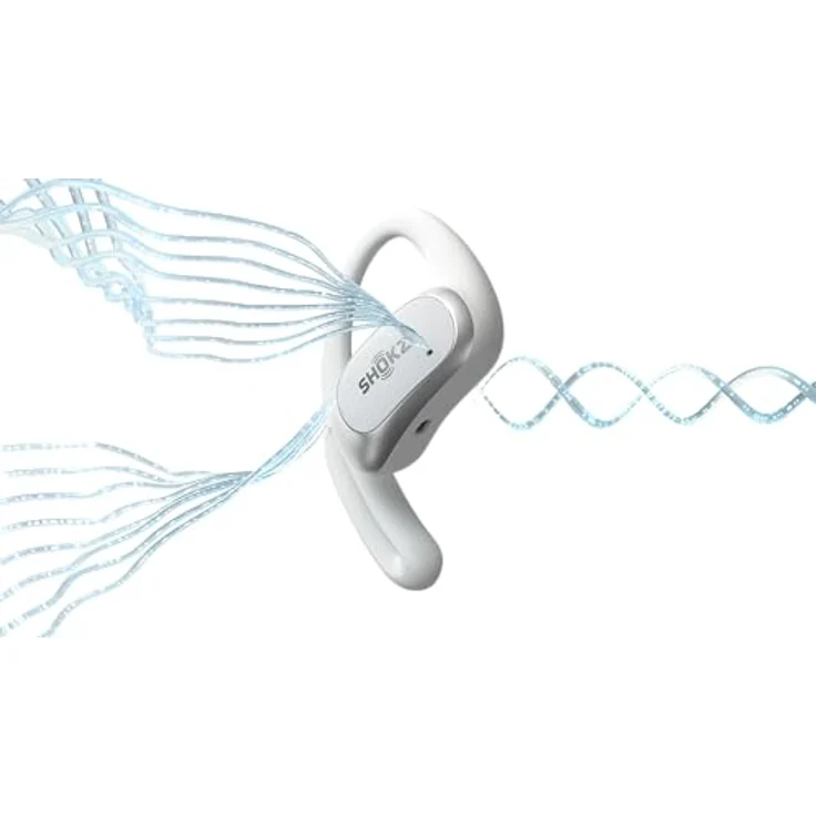 SHOKZ OpenFit Air, Open-ear Headset Bluetooth Weiß – Bild 3