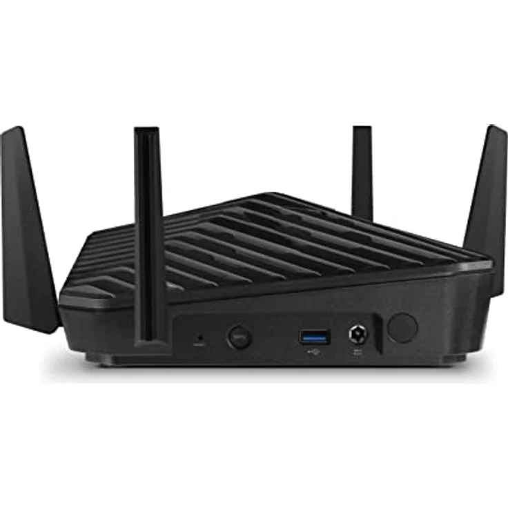 Acer Predator Connect W6D Gaming Router | WiFi 6 | Dual Band (2.4 & 5.0 GHz) | Nano SIM | Intel Killer | 1xLAN 2.5GbE, 4xLAN 1GbE, USB 3.0, Schwarz – Bild 3