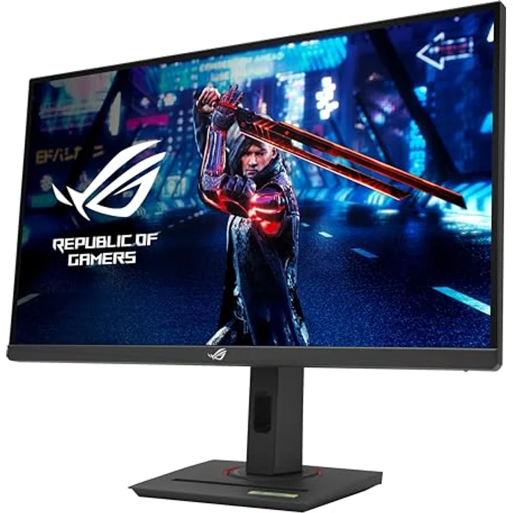 ASUS ROG Strix XG27ACS - 27 Zoll WQHD Gaming Monitor - 180 Hz, 1ms GtG, G-Sync, FreeSync, ELMB, DisplayHDR 400 - Fast IPS Panel, 16:9, 2560x1440, DisplayPort, HDMI, 7.5W USB-C, ergonomisch – Bild 2