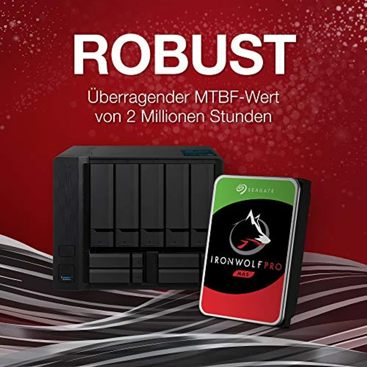 Seagate IronWolf Pro 6 TB, NAS interne Festplatte, 3.5 Zoll, 7200 U/Min, CMR, 256 MB Cache, SATA 6 GB/S, inkl. 3 Jahre Rescue Service, Modellnr.: ST6000NT001 – Bild 5