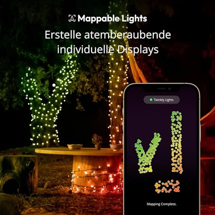 Twinkly Smarte Lichterkette 250 RGBW Farbwechsel LED Bluetooth WiFi | kostenf... - twinkly - Preisvergleich – Bild 3