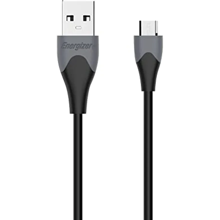 USB A Kabel MicroUSB 1.2m schwarz/grau