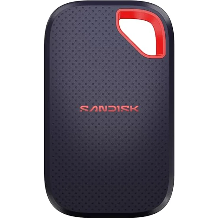 SanDisk Extreme Portable SSD 1 TB, Übertragungsgeschwindigkeiten bis zu 2.000 MB/s, USB-Typ-C, IP65 Staub-/Wasserbeständig, bis zu 3 Meter Fallsicher – Bild 1