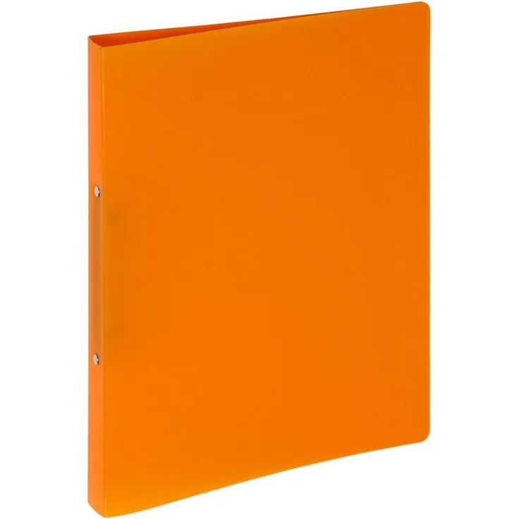 PAGNA Präsentationsordner Ringbuch Lucy Colours, A4, Transluzent orange, 2-Ring-Mechanik
