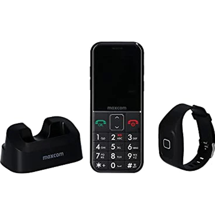 Maxcom Seniorehandys MM735, Schwarz – Bild 1