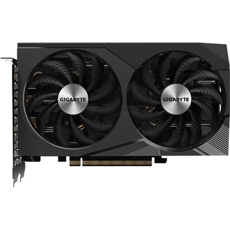 Gigabyte NVIDIA GeForce RTX 3060 WINDFORCE OC V2 Graphics Card - 12GB GDDR6, 192-bit, PCI-E 4.0, 1792MHz Core Clock, 2x DP 1.4, 2 x HDMI 2.1, NVIDIA Ampere - GV-N3060WF2OC-12GD – Bild 2