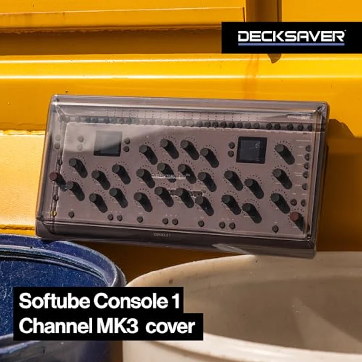 Decksaver Softube Console 1 Channel MK3, Staubschutzabdeckung aus Polycarbonat, milchig-transparent, Abmessungen 442 x 224 x 33 mm, Gewicht 0,56 kg – Bild 6