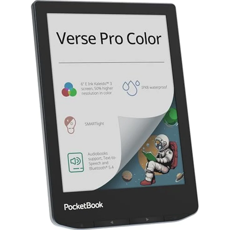 PocketBook Verse Pro Color (Stormy Sea), eReader mit 11 vorinstallierten Wörterbüchern und Online-Diensten – Bild 2