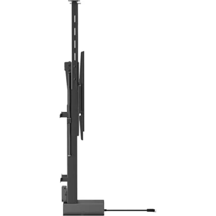 myWall TV-Lift HP 66-1, elektrisch verstellbar für 32-48 Zoll Fernseher bis 60 kg, Schwarz, Hubhöhe 66,5-133,5 cm mit Antikollisionsfunktion – Bild 7
