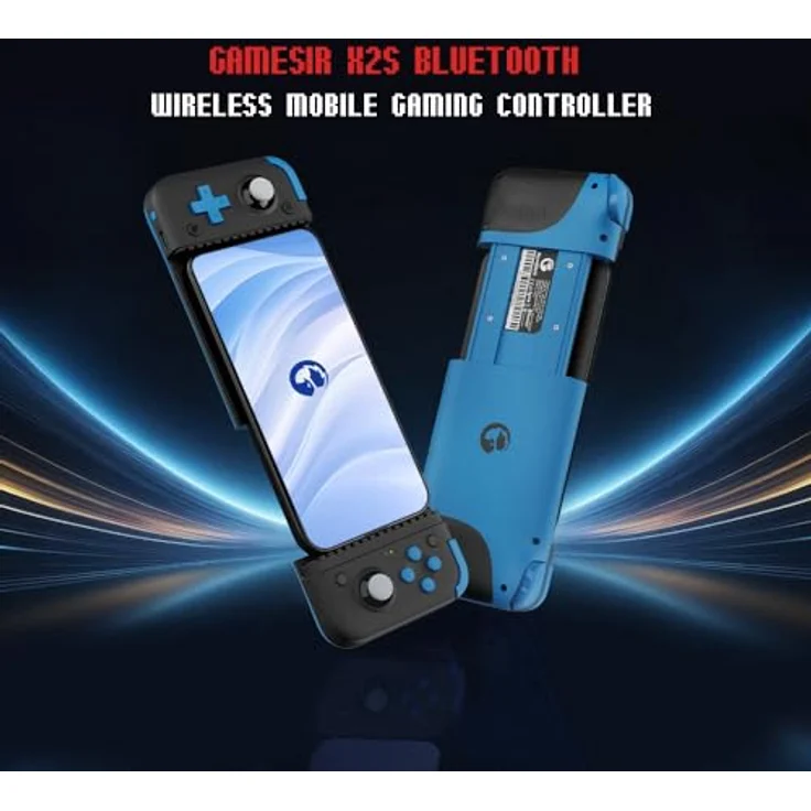 Gamesir X2s, Gaming Controller mit Smartphone-Halterung, USB-C, Schwarz, universelle Kompatibilität für iOS, Android und PCs, Hall-Effekt-Technologie für präzise Steuerung – Bild 2