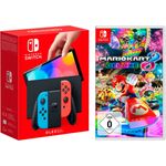 Nintendo Switch OLED, Konsole mit 7 Zoll OLED-Bildschirm und Mario Kart 8 Deluxe, Neon