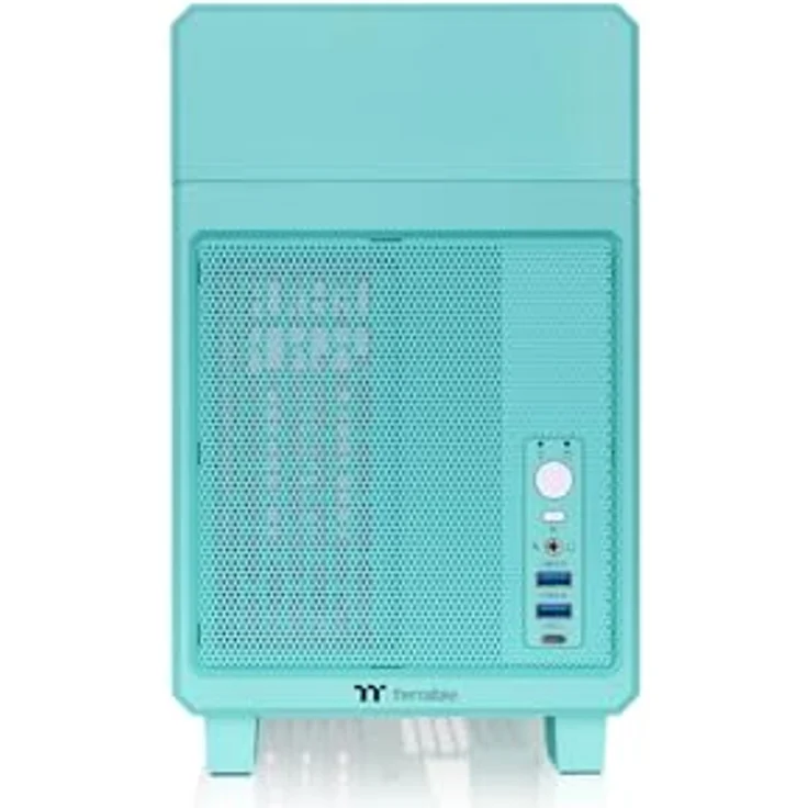 Thermaltake TR100 Mini Tower, super kompakt, Mint Strawberry, unterstützt Grafikkarten bis 360 mm und AiO-Wasserkühlungen bis 280 mm – Bild 2