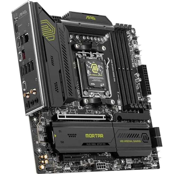 MSI MAG B850M Mortar WiFi, Mainboard mit WiFi und M-ATX Formfaktor – Bild 3