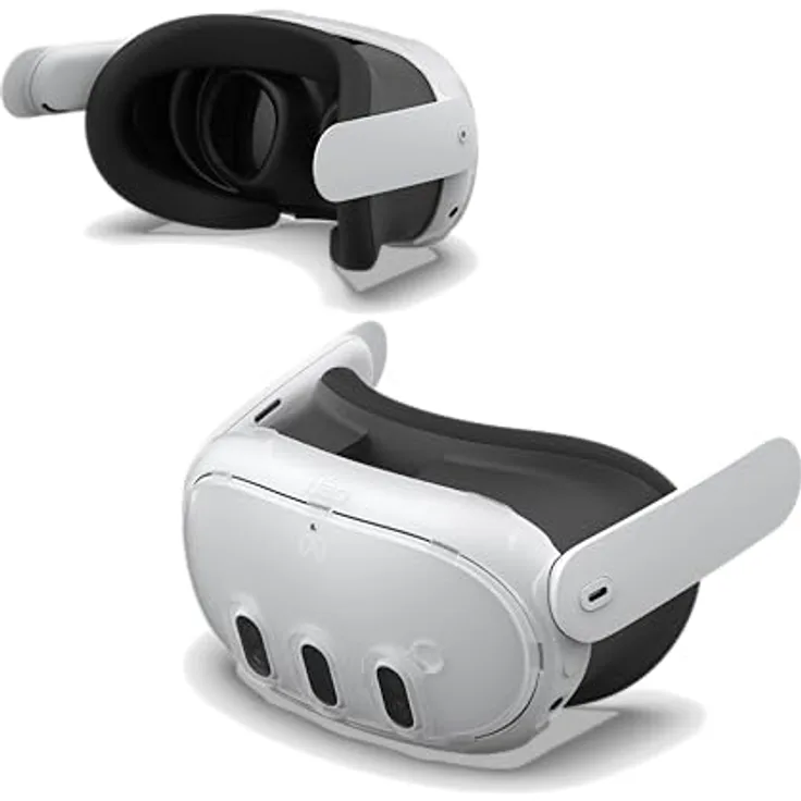 Urban Armor Gear Plyo Case Schutzhülle für Meta Quest 3, robuster Schutz mit durchscheinendem Design, Ice