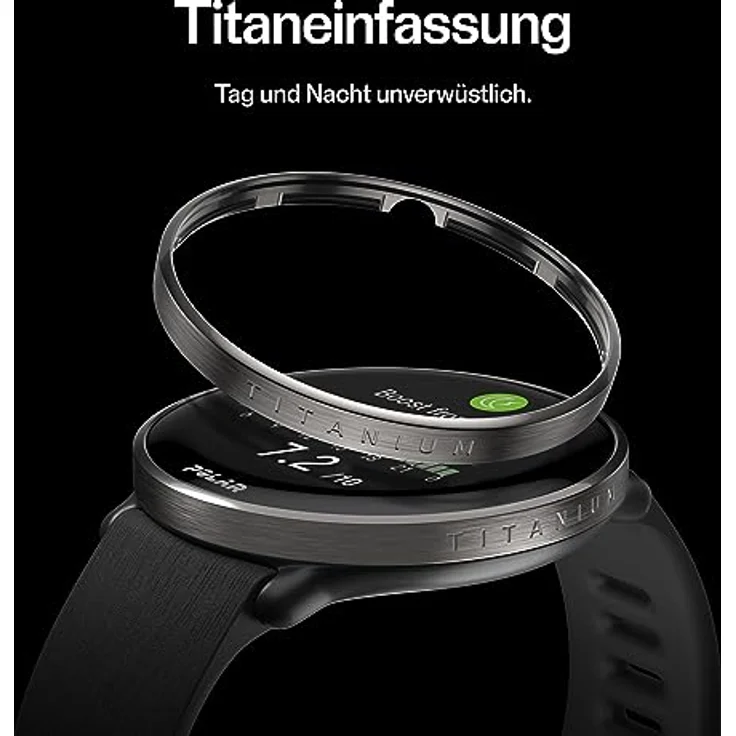 Polar Unisex – Erwachsene Ignite 3 Titanium Fitnessuhr, Schwarz Silikon, S-L – Bild 2