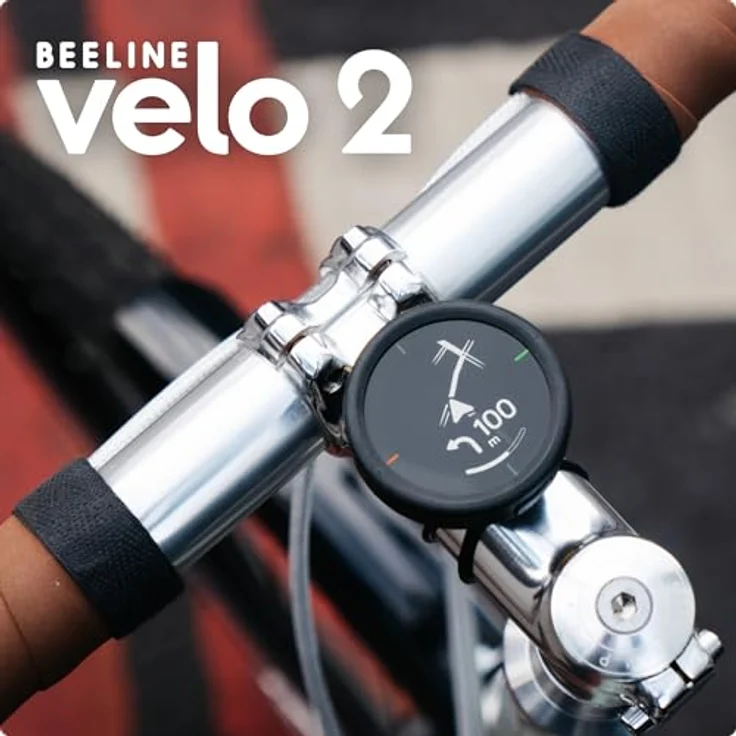 Beeline Velo 2, Fahrrad Navigationsgerät Ø46,4mm mit universeller Lenkerhalterung und GPS-Tracker für präzise Routenführung – Bild 2