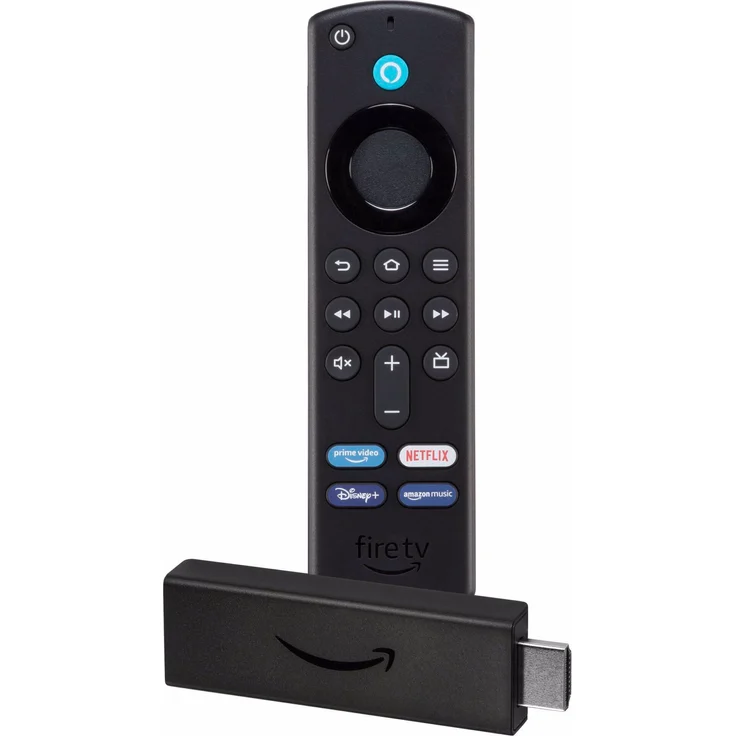 Amazon Fire TV Stick (2021), Streaming Box mit 8 GB, Alexa Sprachfernbedienung und Full HD, Schwarz