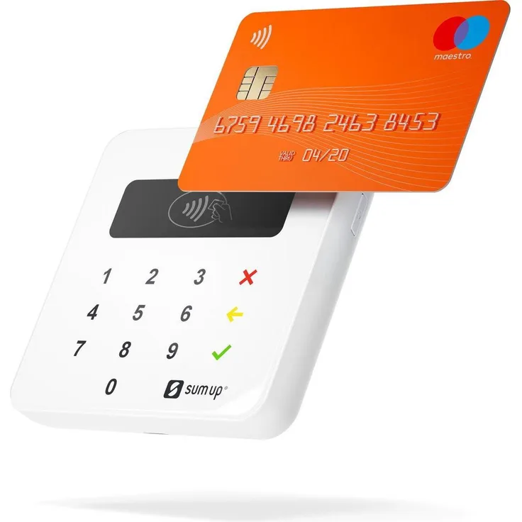 SumUp Air Card Reader, Speicherkartenlesegerät für kontaktlose Zahlungen, schwarz