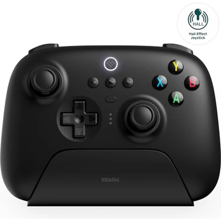 8bitdo Ultimate 2.4G Wireless Controller, Hall Effect Joystick Update, Gaming Controller with Charging Dock for PC, Android, Steam Deck & Apple (Black) – Bild 1