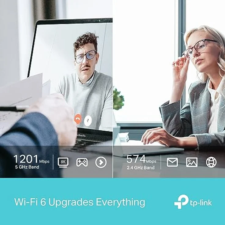 TP-Link Archer TX20U WLAN Stick Für PC, Wi-Fi 6 AX1800 Dual Band, Windows 11/10 Kompatibel, USB 3.0, MU-MIMO, OFDMA, WPA3-Verschlüsselung – Bild 4