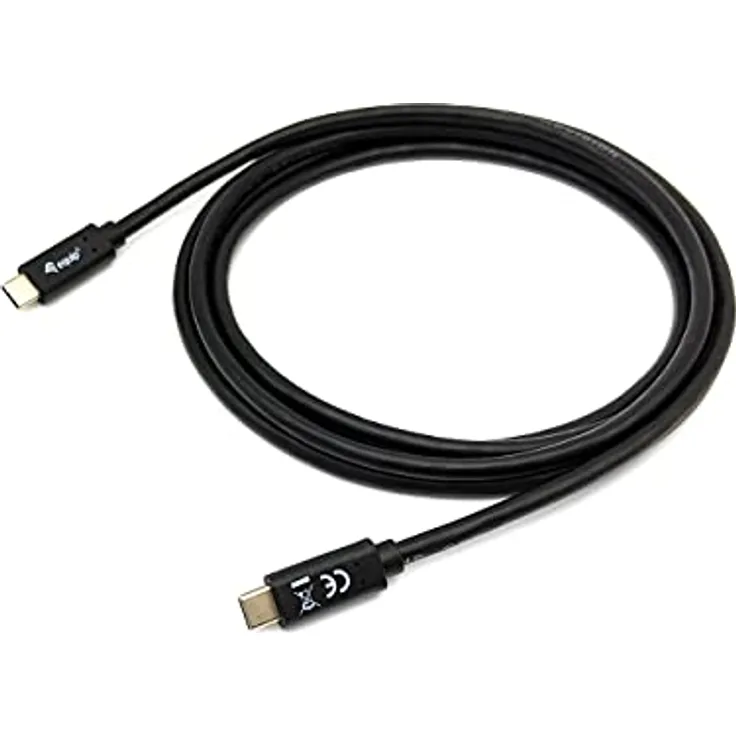 Equip USB-A 3.2 zu USB-C Kabel, 2.00m, 5 Gbit/s, 3A/20V, schwarz