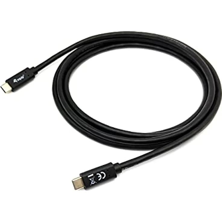 Equip USB-A 3.2 zu USB-C Kabel, 2.00m, 5 Gbit/s, 3A/20V, schwarz – Bild 1