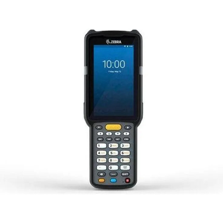 Zebra MC3300x Datenerfassungsterminal, 1D-/2D-Barcode-Scanner mit Android 10, 4 Zoll Display, IP64 Schutz, 7000 mAh Akku, schwarz