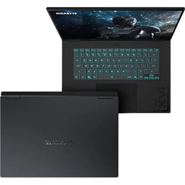 GIGABYTE GAMING A16 PRO DXHG4DECC4SH, 16" QHD Laptop mit 165Hz Display, Intel Core i7 240H, 32GB DDR5 RAM, 1TB SSD, NVIDIA GeForce RTX 5070Ti, Windows 11 Home, schwarz – Bild 3