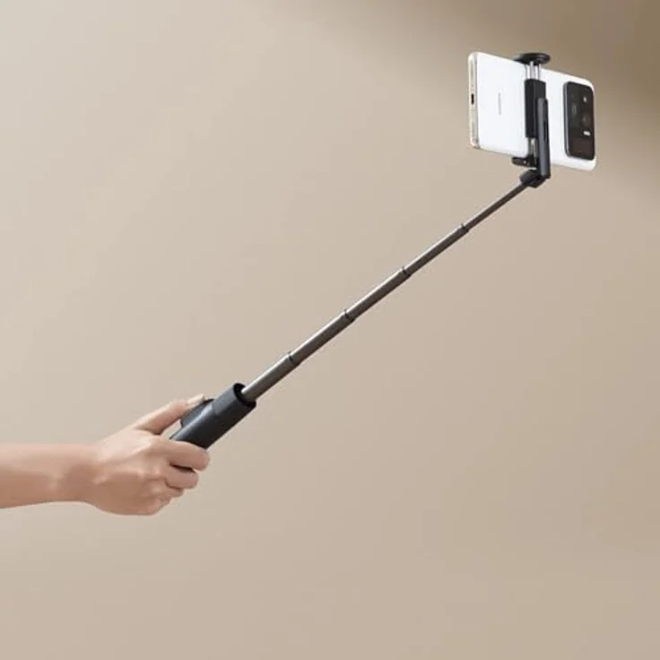 Xiaomi Selfie Stick Tripod Mini, flexibler Stativ mit integriertem Bluetooth-Auslöser, Schwarz – Bild 5
