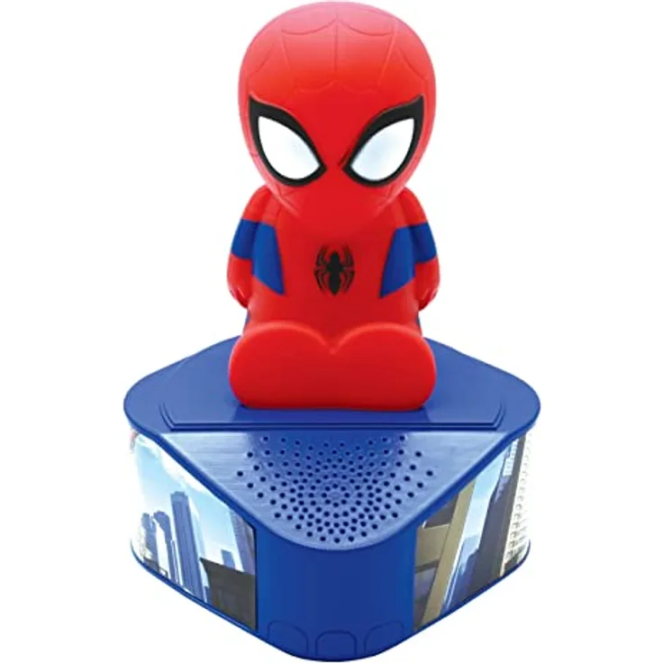 Lexibook BTD80SP Spider Man-Lautsprecher, Leuchtfigur, Bluetooth 5,0, Anschluss/USB Typ C